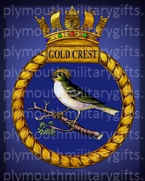 HMS Goldcrest Magnet